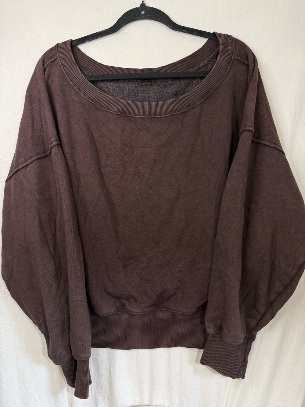 Aerie Brown Slouchy Oversized fit Sweatshirt Size XL